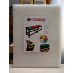 Türkay Plastik Polietilen Kesim Panosu 60x40x2cm Beyaz