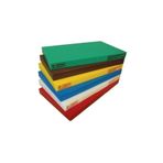 Türkay Polietilen Kesim Tahtası Et Sebze Meyve Kesme Karışık Renkli 40x30x4 Cm 1 Adet