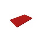 TÜRKAY POLİETİLEN Kesme Tahtası Polietilen 25x40x2cm Kırmızı Et Meyve Sebze