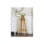 Türkay Tabure Ahşap 80 cm Akça Renk