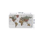 Türkçe Eğitici Ülke ve Başkent Detaylı Atlası Dünya Haritası Duvar Sticker-85x130-3852 Dropçek eticaretdrpharitastcker-3852
