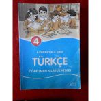 Türkçe İlköğretim 4. Sınıf - Öğretmen Kılavuz Kitabı (İkinci El)