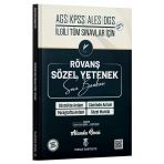 Türkçe ÖABTDEYİZ MEB-AGS KPSS ALES DGS Sözel Yetenek Rövanş Soru Bankası - Enes Kaan Şahin, Fatih Bedir Türkçe ÖABTDEYİZ