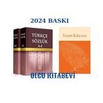 Türkçe Sözlük 2 cilt (3735 sayfa) - Yazım Kılavuzu ( 600 sayfa) -2024 baskı - Türk Dil Kurumu Yayınları / OLGU KİTABEVİ