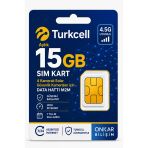 Turkcell Her Ay 15 Gb Sim Kart 1 Yıllık Tek Ödeme Data M2m Hattı 4 Kameralı Güvenlik Kameralarına Uygun
