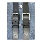Türker DERİ 2'li Set %100 Hakiki Deri Erkek Kot Kemeri 4.5cm Manda Derisi