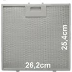 Turkish House Icf Davlumbaz Yağ Filtresi / Aspiratör Metal Tel Filtre 26,2X25,4 (Orijinal / Gri Çerçeve) - TELFİLTRE