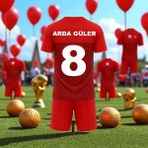 Türkiye Arda Güler 2026/28 Milli Takım Kırmızı Forma