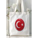 Türkiye Bayrak Bayrak Baskılı Omuz Çanta Model