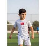 Türkiye Beyaz Milli Takım Çocuk Forması 2026 Fıfa Dünya Kupası Avrupa - 5 - 6 Yaş