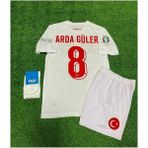 Türkiye Euro 2024 Arda' Güler' 8 Numara Çocuk Forması 3 Lü Set (Beyaz) - 4 - 6 Yaş