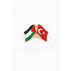 Türkiye - Filistin Bayrak Rozet