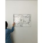 Türkiye Haritası Akıllı Kağıt Tahta 110X56 Cm + Kalem Hediye