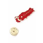 Türkiye Haritası Gümüş Rozet