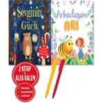 Türkiye İş Bankası Kültür Yayınları Alfa Kalem+Sevginin Gücü+Arkadaşım Arı+Caroline Richards 2 Kitap+Yeni+3 - 6 Yaş Kitapları