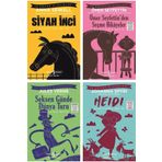 TÜRKİYE İŞ BANKASI KÜLTÜR YAYINLARI Çocuk Klasikleri/ömer Seyfettin S. Hik.- Heidi- Siyah Inci- Seksen Günde Dün... Kitap Seti