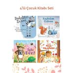 TÜRKİYE İŞ BANKASI KÜLTÜR YAYINLARI Dedektif Zebra Ve Kayıp Kurabiyelerin Gizemi + Kaybolan Eldiven + Işte Ben! +küçük Meşe Palamudu Set