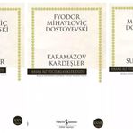 Türkiye İş Bankası Kültür Yayınları Hasan Ali Yücel Serisi Dostoyevski 5 Kitap Set Suç ve Ceza & Ecinniler & Karamazov Kardeşler & Ezilenler & Budala