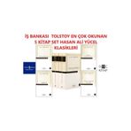 TÜRKİYE İŞ BANKASI KÜLTÜR YAYINLARI Iş Bankası Tolstoy 5 Kitap Set Hasan Ali Yücel Klasikleri Savaş Ve Barış-anna Karenina-diriliş