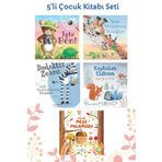 TÜRKİYE İŞ BANKASI KÜLTÜR YAYINLARI Işte Ben! Seni Seviyorum Miniğim Dedektif Zebra Kaybolan Eldiven Küçük Meşe Palamudu Set
