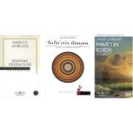 Türkiye İş Bankası Kültür Yayınları Kendime Dusunceler+Sofia Nin Dunyasi+Martin Eden=(3kitap)