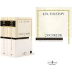 Türkiye İş Bankası Kültür Yayınları Lev N. Tolstoy Savaş ve Barış 2 Cilt (Karton Kapak) +1 Adet Kitap Set - Hayır