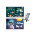TÜRKİYE İŞ BANKASI KÜLTÜR YAYINLARI Yıldızlar Ve Gezegenler + Uzay Atlası + Küçük Astronot Doruk + Uzay Fareleri Set