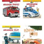 Türkiye İş Bankası Yayınları Dünyayı Öğreniyorum(Arkadaşım Itfaiyeci-Polis- Pilot)-Balsarı’nın Kovanı 4 Kitap Set