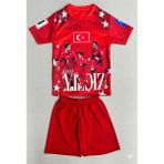 Türkiye Milli Takımı Kenan Yıldız Özel Tasarım Çocuk Forması - 11 - 12 Yaş - Kırmızı