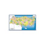 Türkiye Siyasi Haritası, 81 Parça Frame Puzzle İle Eğlenceli Bilgi Edinimi