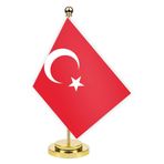 Türkiye Yazı Masası Bayrağı, 30 cm Büyük Küçük Türk Afişi, Açık Havada Türk Bayrağı, Küçük Baskı Dekor, Ofis, Ev, Masa Masası, Türkiye