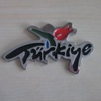 Türkiye Yazısı Siyah 10,5cm (türkiye Logosu) Türkiye Arması