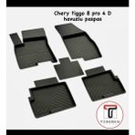 Türkmen Chery Tiggo 8 Pro Araca Özel 4d Havuzlu Paspas - Siyah