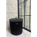 Türkmen Ev Tekstil Jüt Hasır 35x 40 Kapaklı Çamaşır Sepeti ,kirli Sepeti ,oyuncak Sepeti ,kapaklı Sepet, Banyo Sepeti