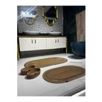 Türkmen Ev Tekstil jüt Hasır Büyük Boy Banyo Takımı ,Banyo paspas takımı, Banyo sepeti ,Paspas, sepet takımı, dekor
