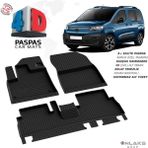 Türkmen Fiat Doblo 3 4d Havuzlu Paspas 2022 ve Üzeri - Siyah