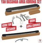 Türkmen Fiat Doblo Yan Basamak-Arka Koruma Set 2024 ve Üzeri