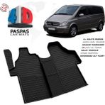 Türkmen Mercedes Vito W639 - 4d Havuzlu Paspas 2004-2014 Arası - Siyah