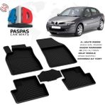 Türkmen Renault Megane 2 Sd 4d Havuzlu Paspas 2002-2008 Arası - Siyah