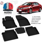 Türkmen Toyota Corolla 4d Havuzlu Paspas 2013-2018 Arası - Siyah