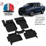 Türkmen Vw Amarok 4d Havuzlu Paspas 2010-2020 Arası - Siyah
