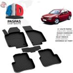 Türkmen Vw Bora 4d Havuzlu Paspas 1998-2006 Arası - Siyah