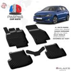 Türkmen Vw Polo 6 4d Havuzlu Paspas 2017-2021 Arası - Siyah