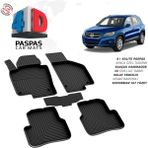 Türkmen Vw Tiguan 1 4d Havuzlu Paspas 2007-2015 Arası - Siyah