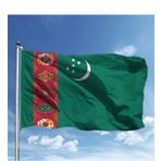 Türkmenistan Bayrağı 50*75 Cm