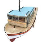 TürkModel Türk Model 1/12 126 Beşiktaş Motoru, Demonte Ahşap Maketi