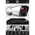 TURKNO 1 Kameralı Karia 1 Dış Kamera Set 2 TB HDD Full HD Gece Görüşlü Güvenlik Kamerası Sistemi
