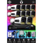 TURKNO 10 Kameralı Navie 10 Dış Kamera Set 2 TB HDD Full HD Renkli Gece Görüşlü Güvenlik Kamerası Sistemi