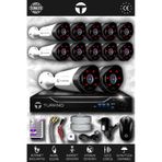 TURKNO 12 Kameralı Galia 12 Dış Kamera Set HDD'siz Full HD Gece Görüşlü Güvenlik Kamerası Sistemi