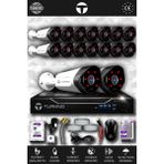 TURKNO 16 Kameralı Galia 16 Dış Kamera Set 2 TB HDD Full HD Gece Görüşlü Güvenlik Kamerası Sistemi